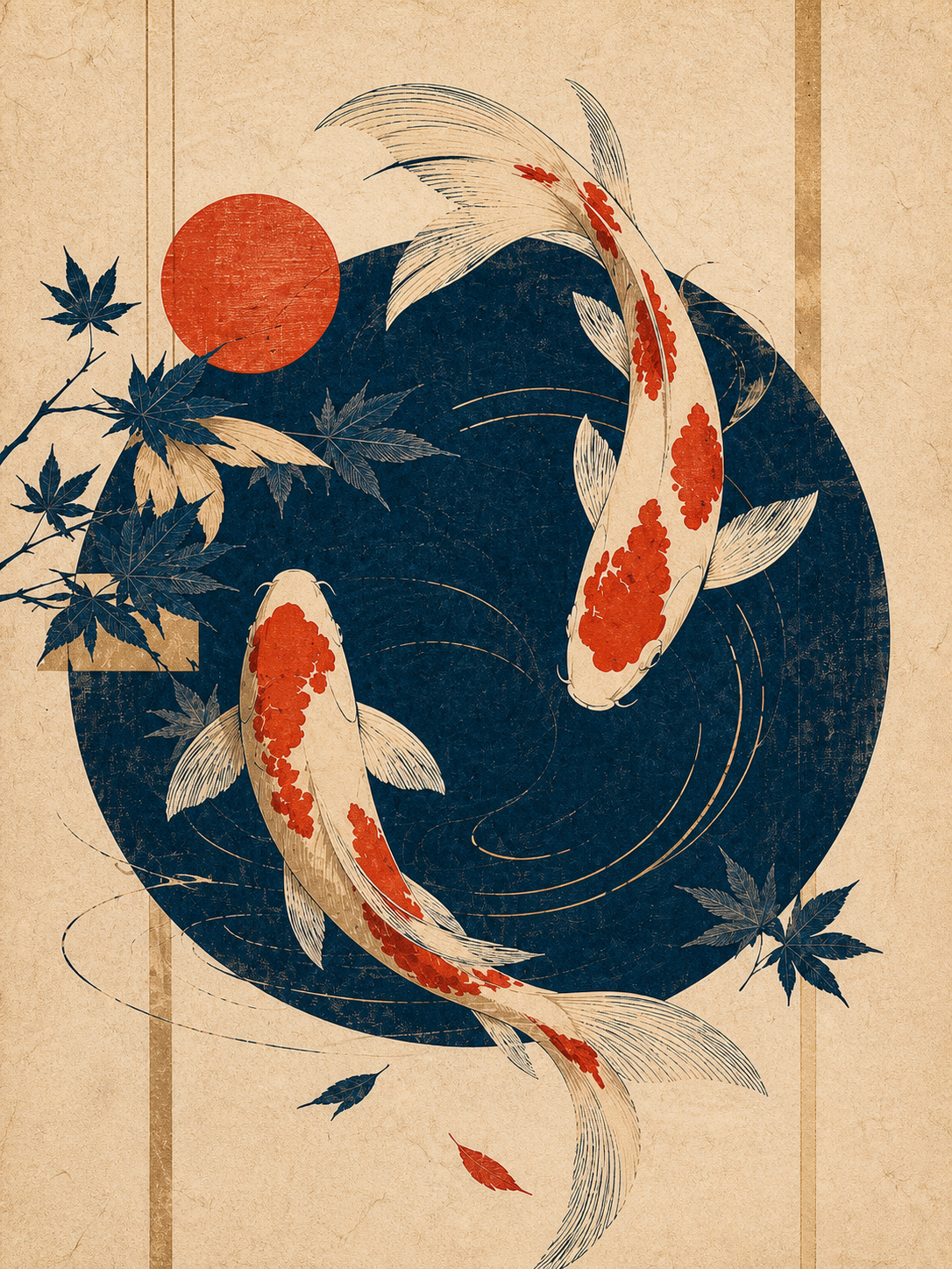 Koi Otoño Rojo
