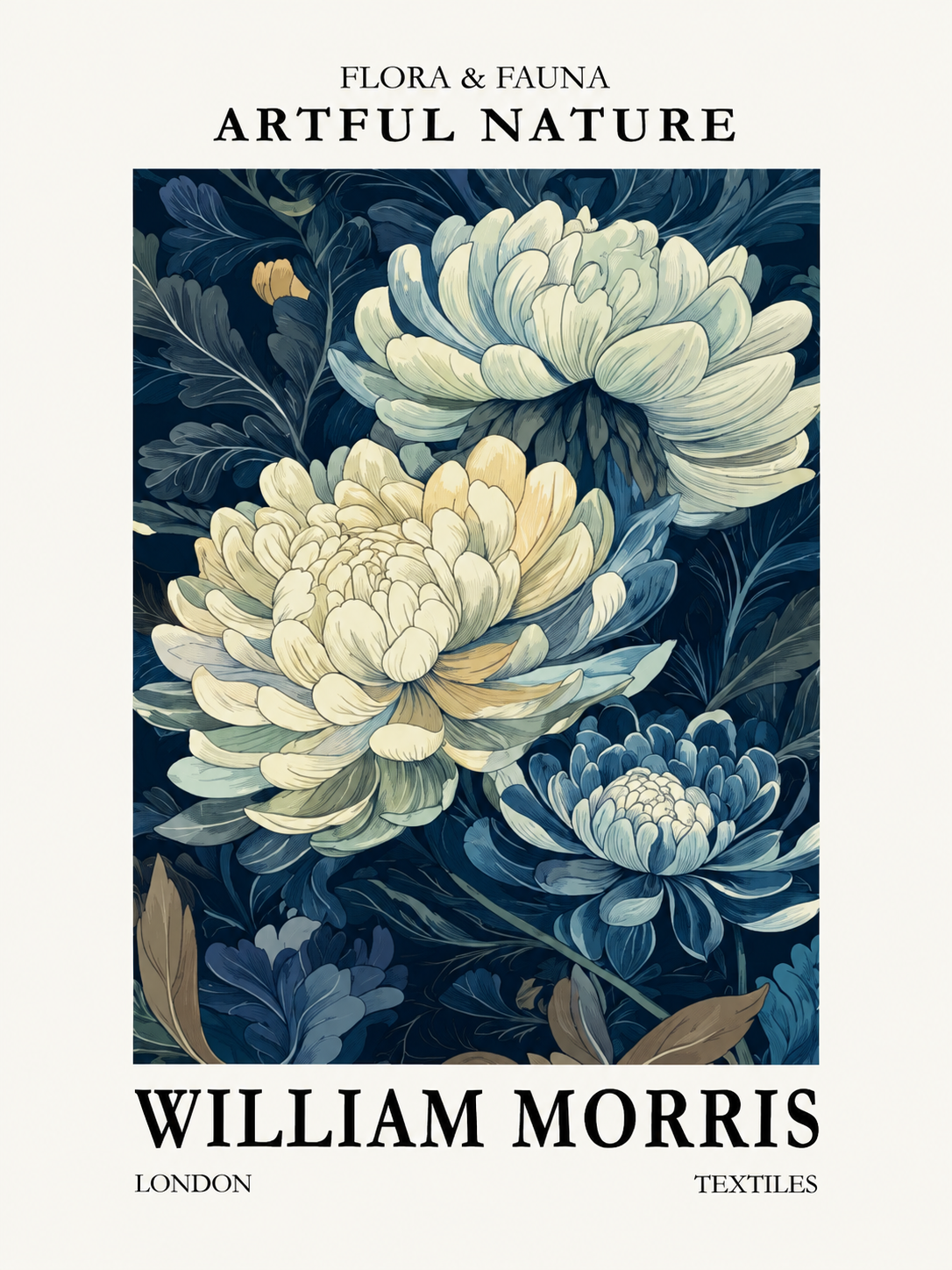 Hojas Verdes, lámina decorativa inspirada en William Morris