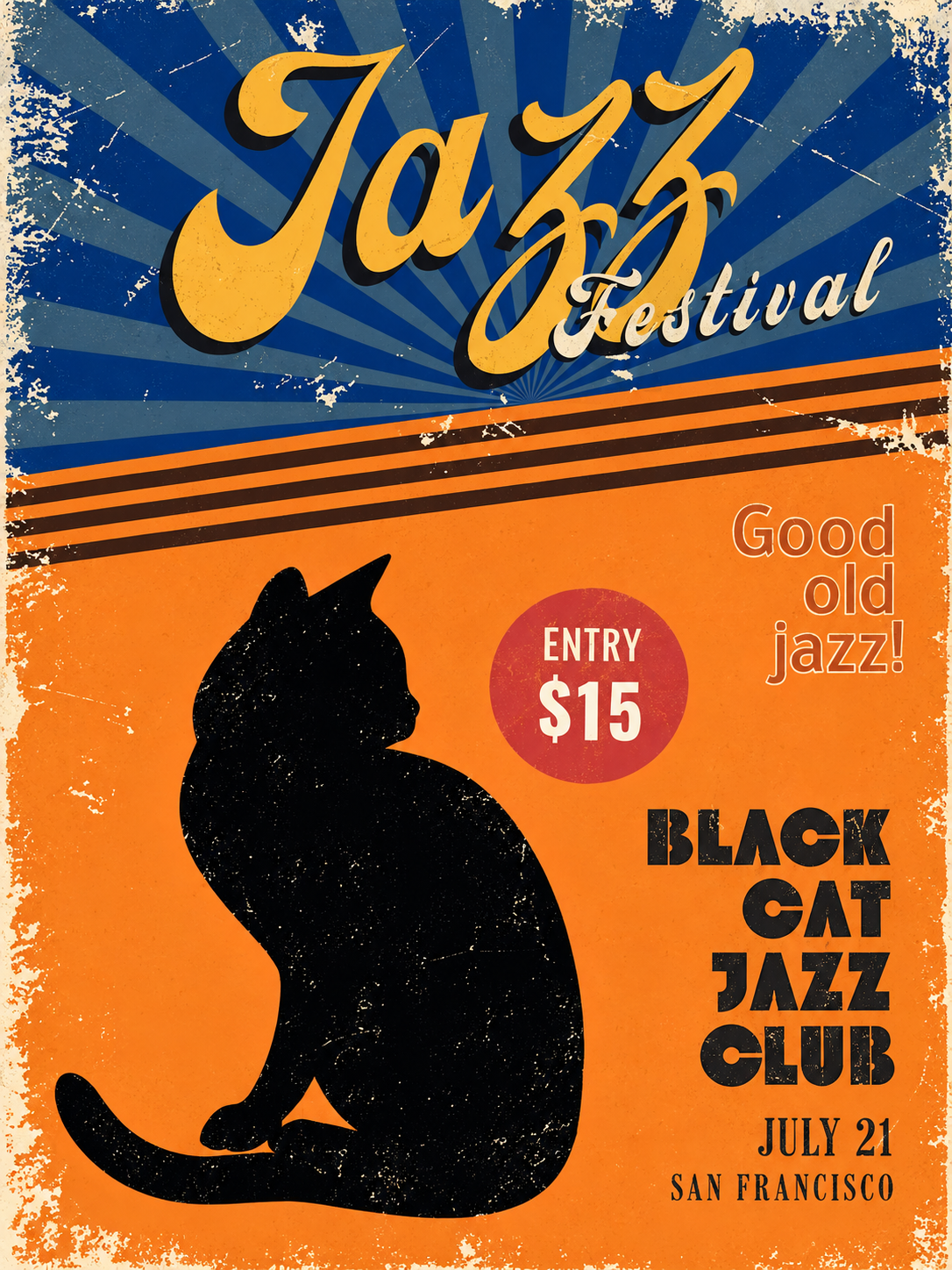 Jazz Festival Black Cat