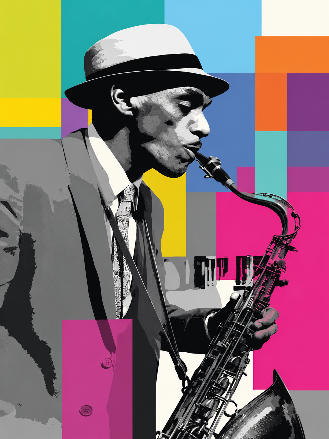 Jazz Musician Color