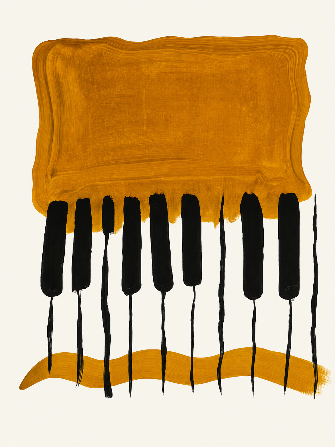 Piano Keys Abstract