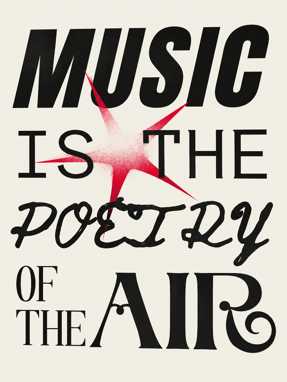Music Is the Poetry of the Air