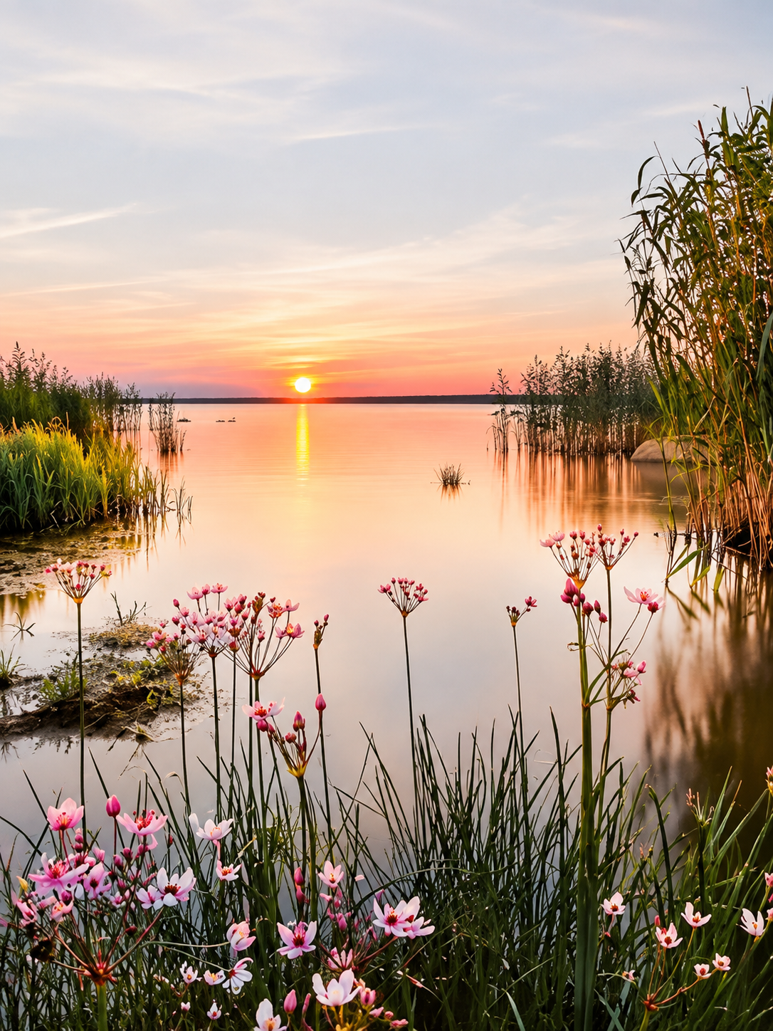 Lago entre Flores