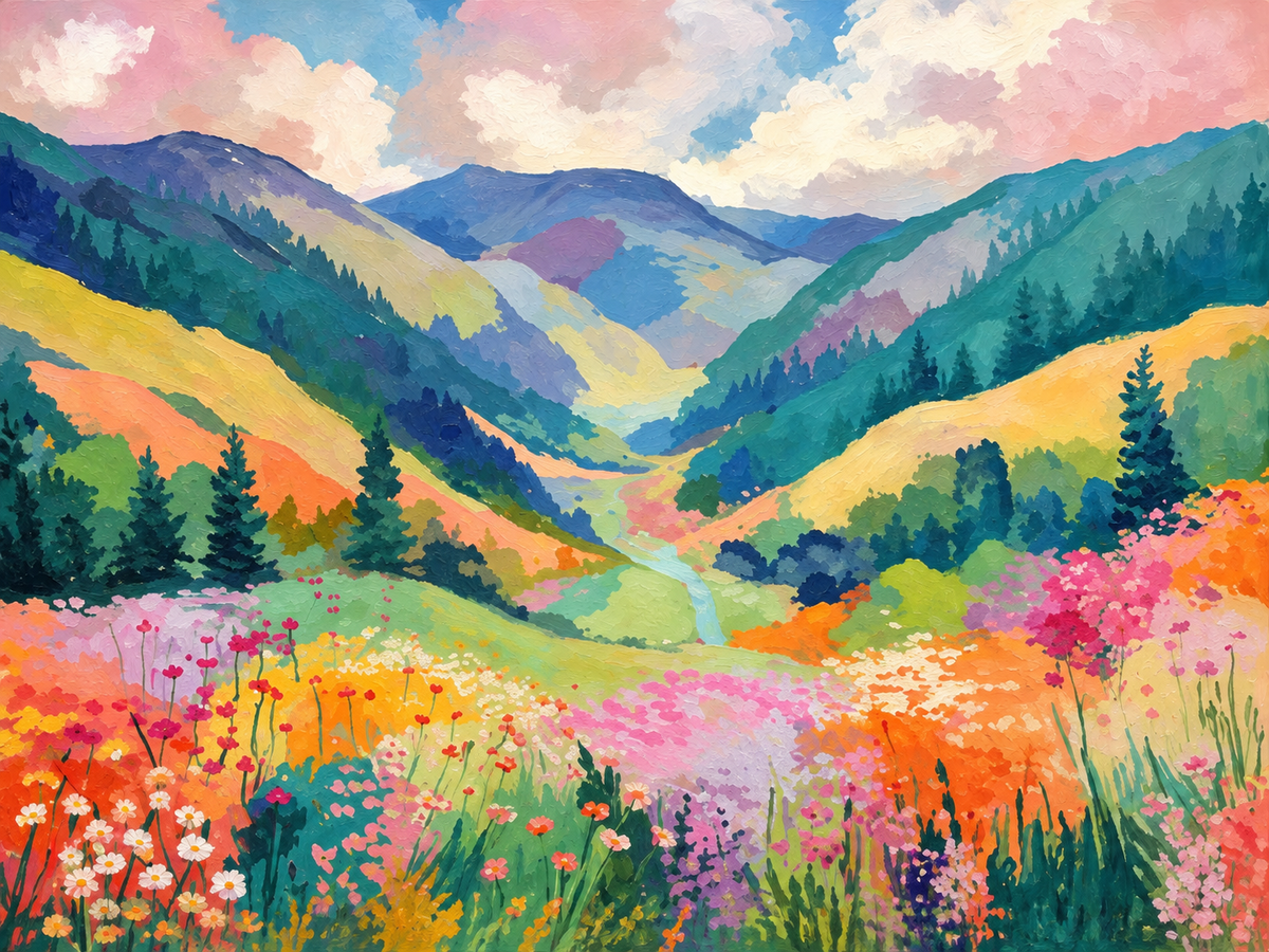 Valle de Flores Coloridas