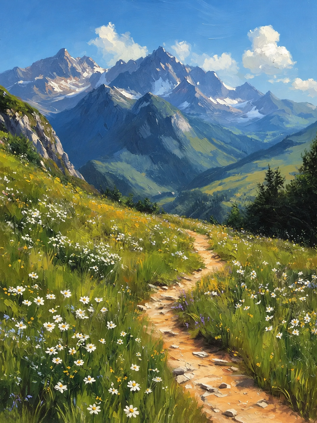 Sendero entre Montañas