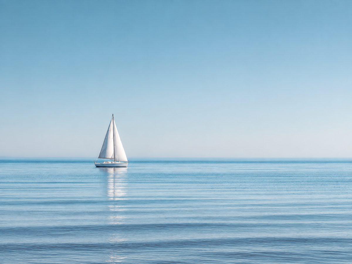 Velero en el Mar