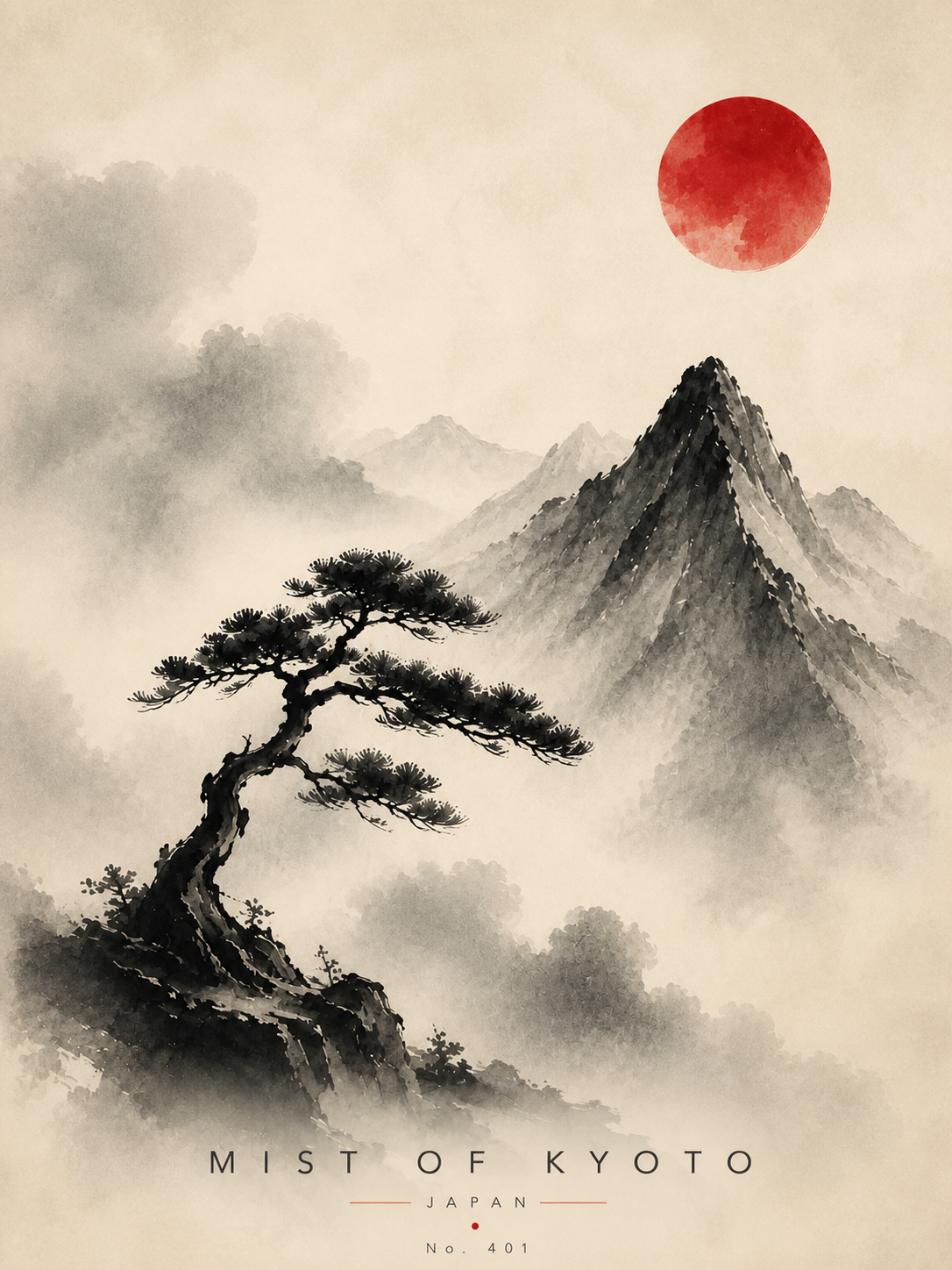 Niebla Kyoto Japonesa