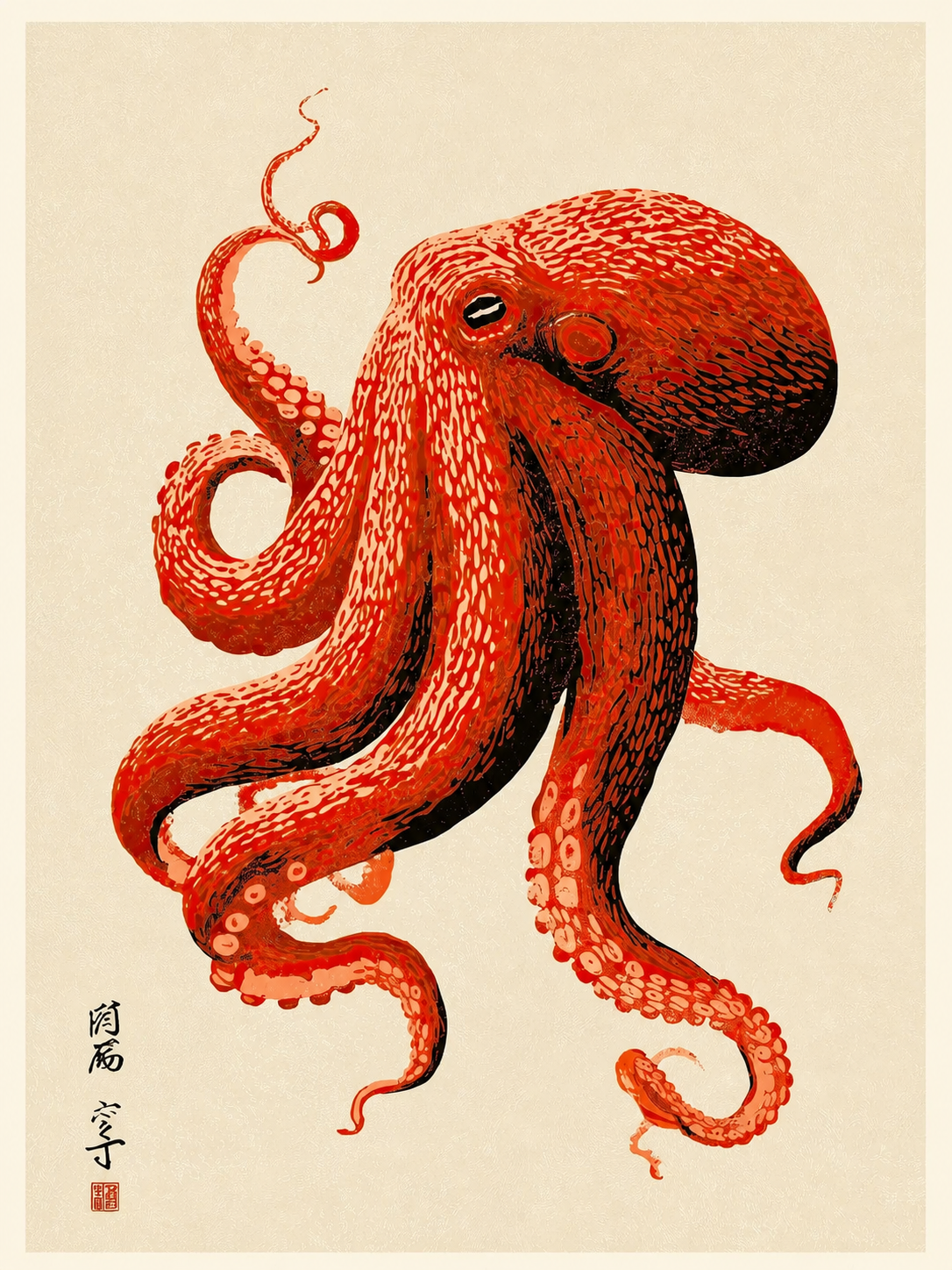 Pulpo Rojo Japonés