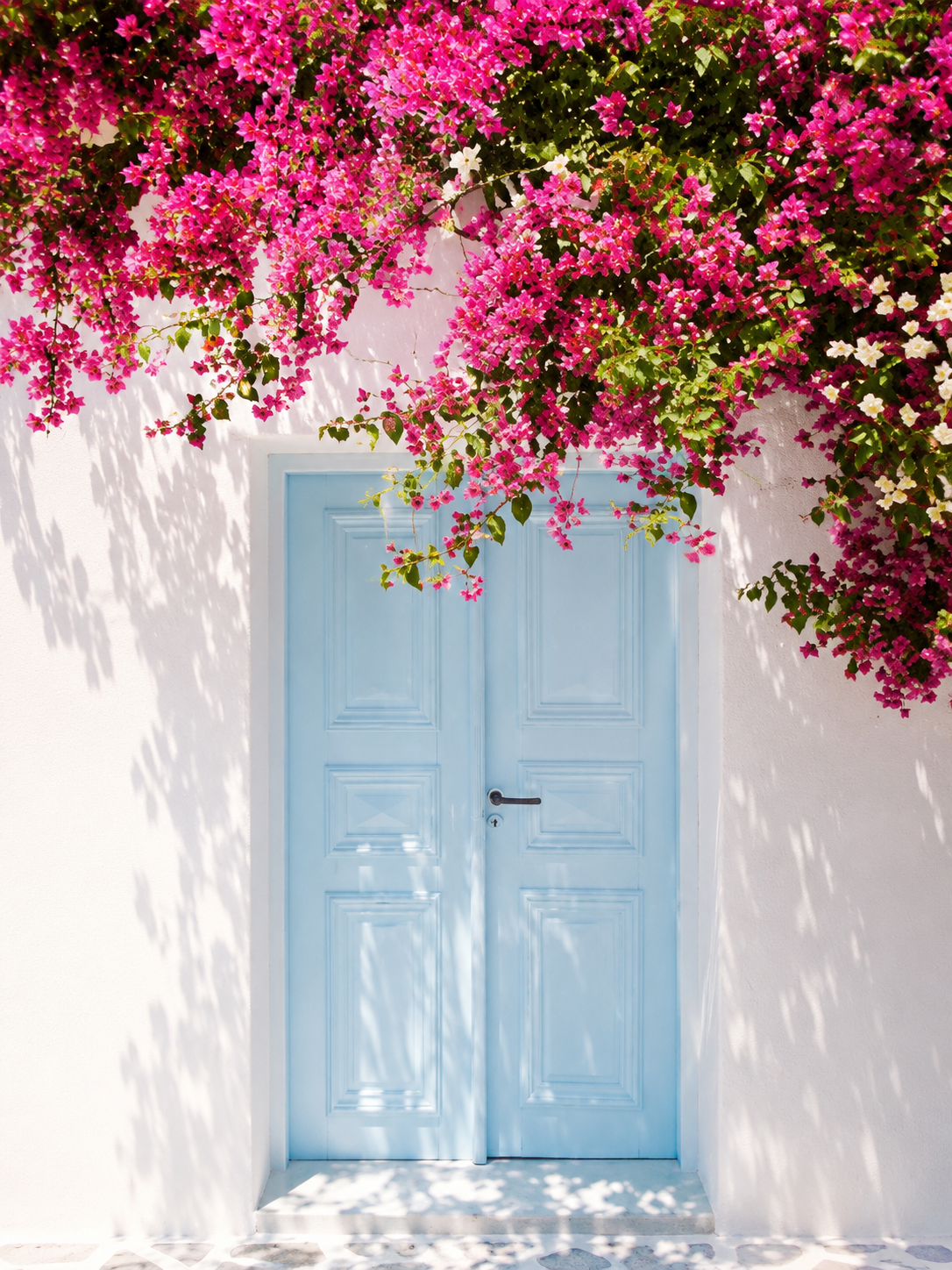 Puerta con Flores