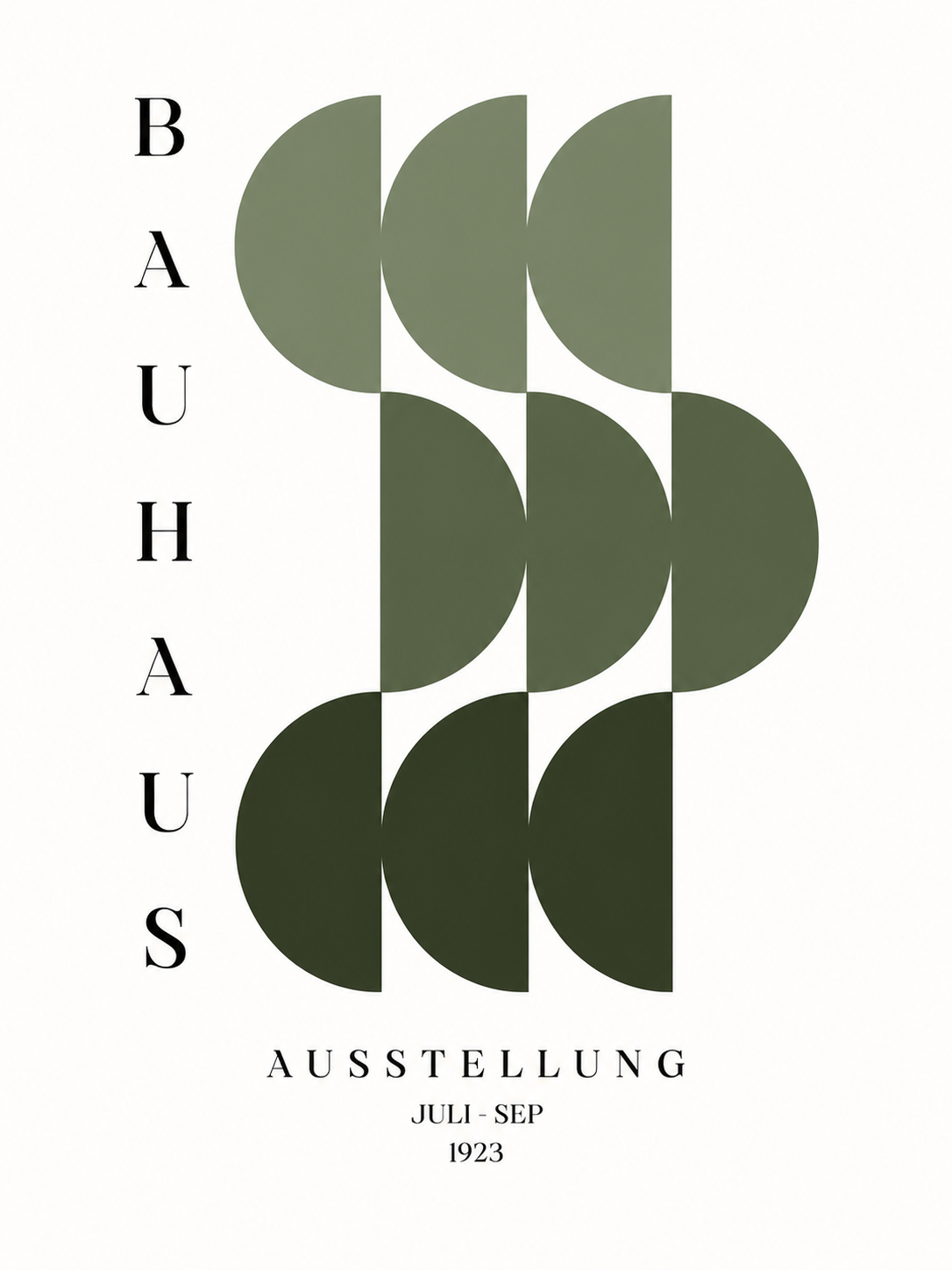 Bauhaus Hojas Verde