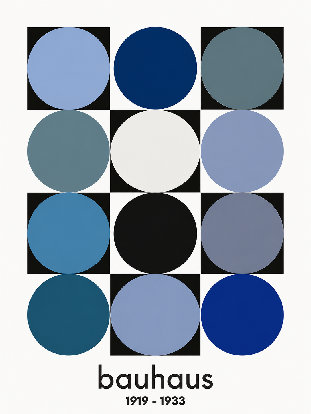 Bauhaus Mosaico Azul