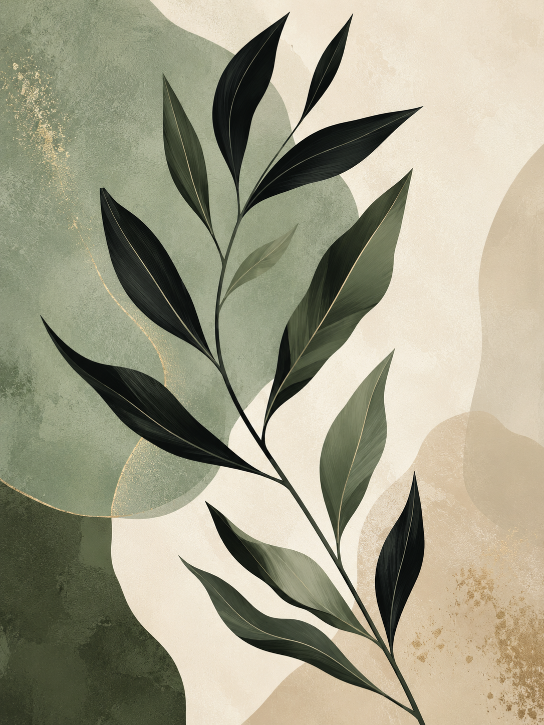 Hoja en Salvia
