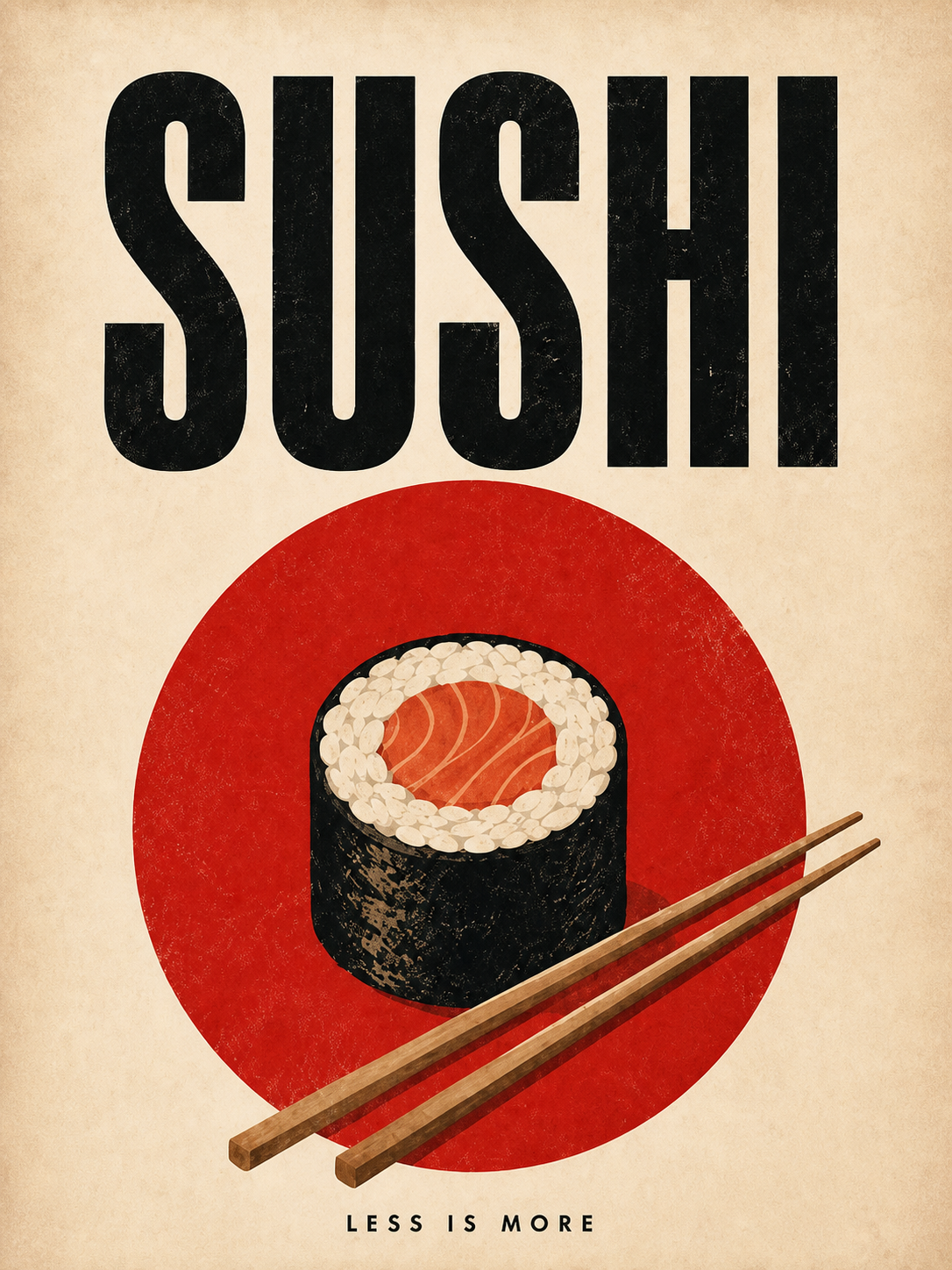 Sushi Retro Rojo