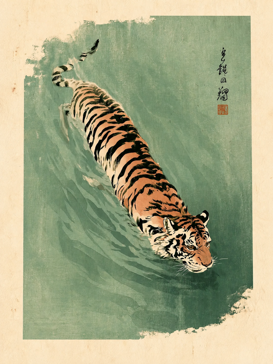 Tigre Tinta Verde