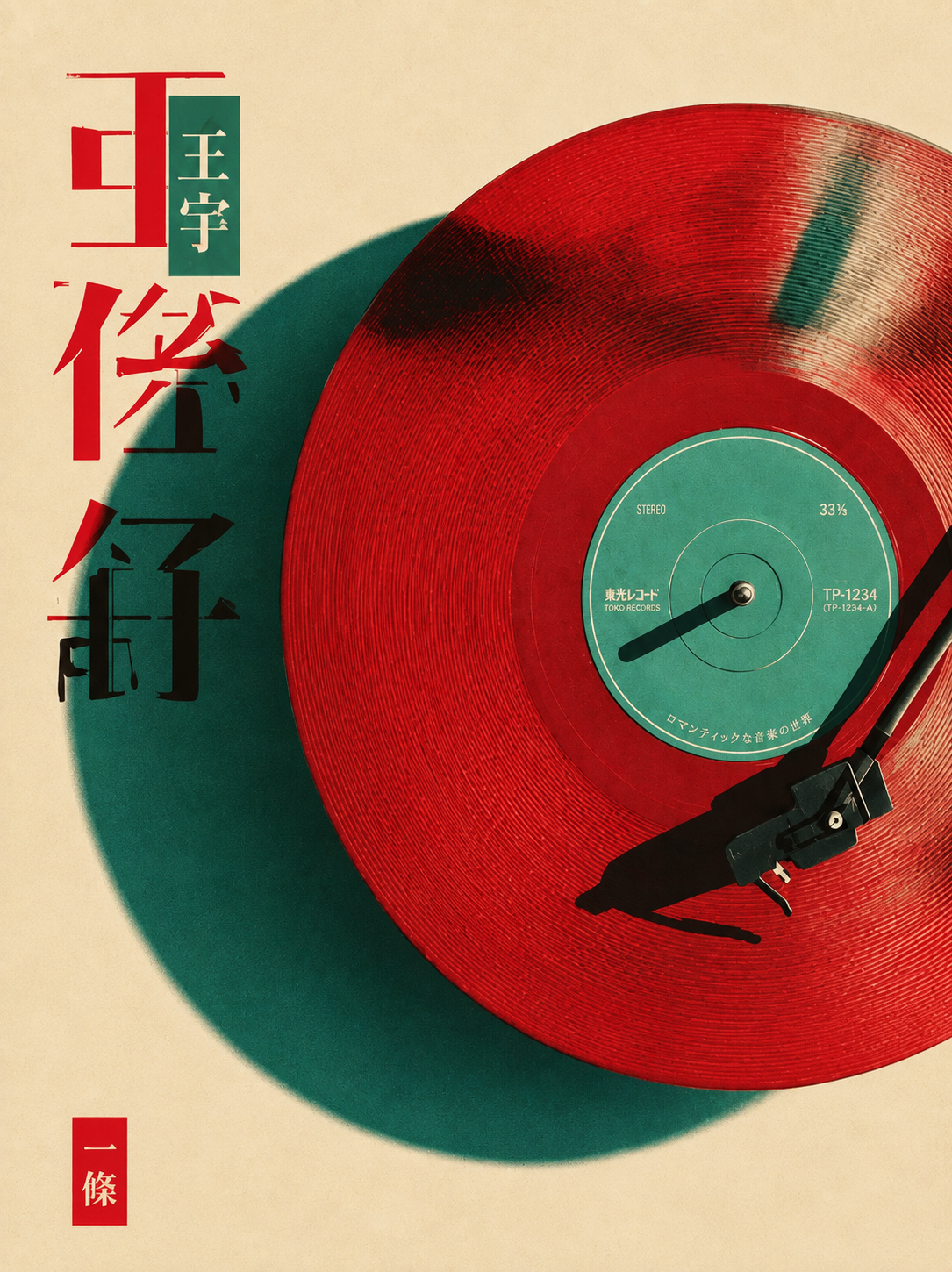 Tocadiscos Vinilo Rojo