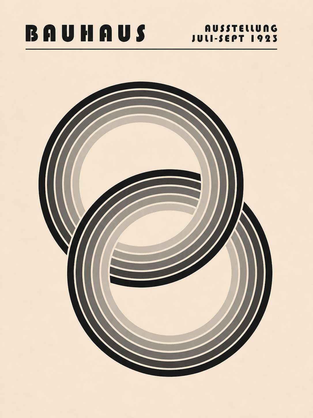Bauhaus Double Ring