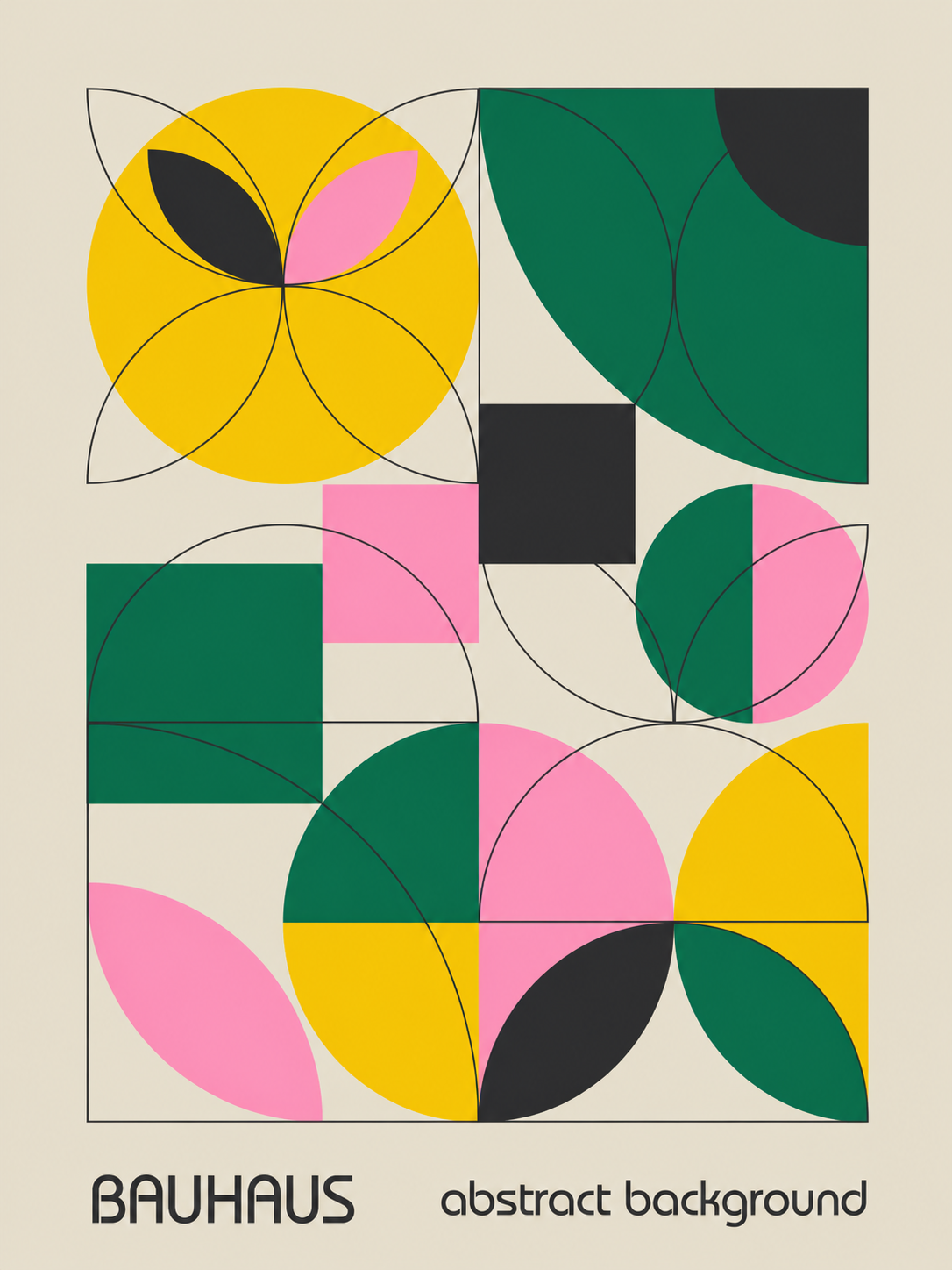 Bauhaus Trazos Circulos