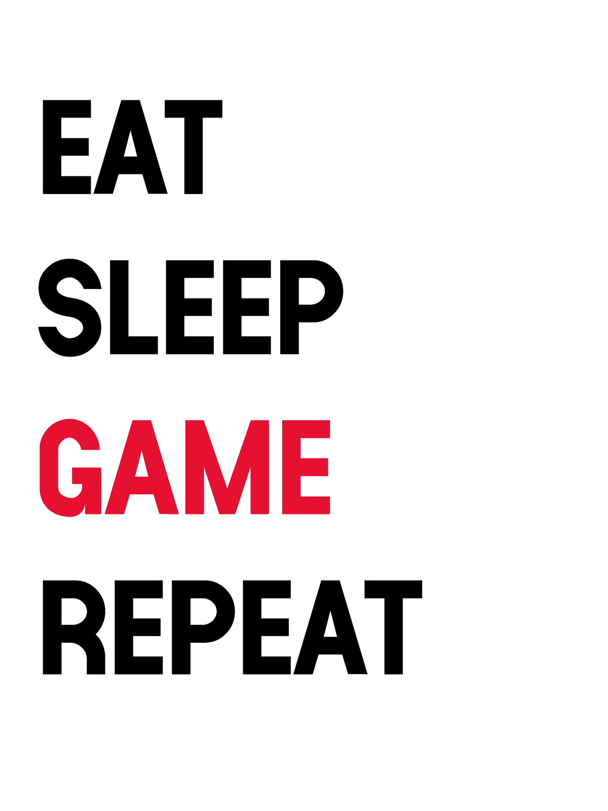 Texto Gamer Repetición