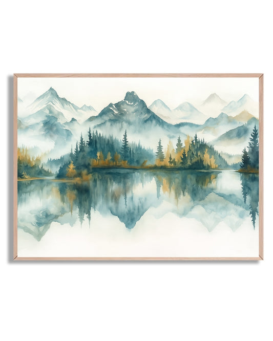 Montaña reflejada