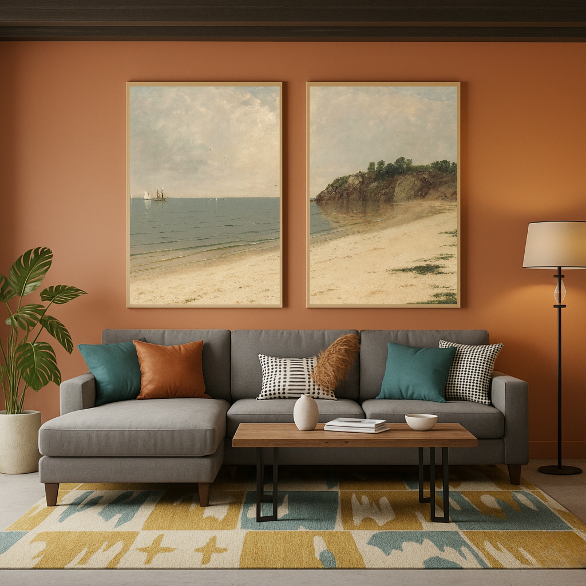 Set de 2 Orilla tranquila