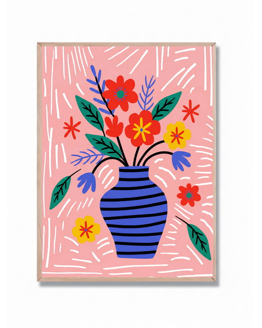 Jarrón Flores Pop