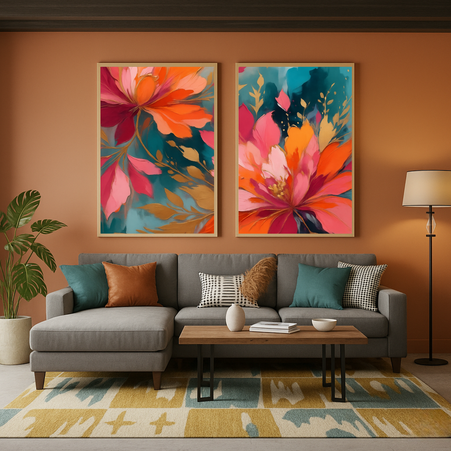 Set de 2 Explosión Floral
