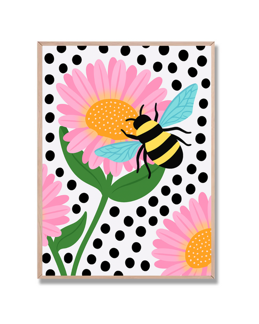 Abeja en flor