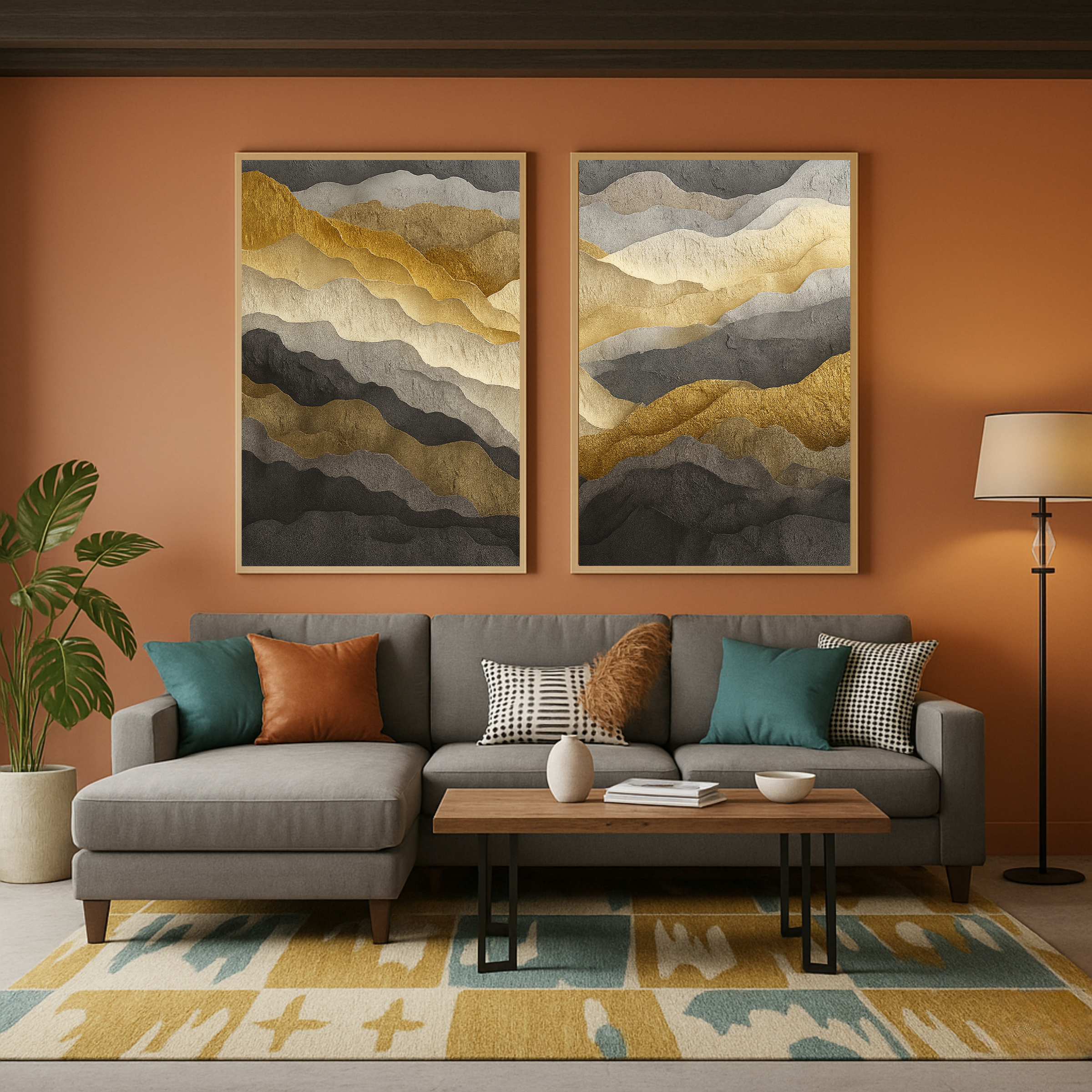 Set de 2 Abstracto #73