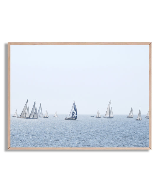 Veleros en el mar