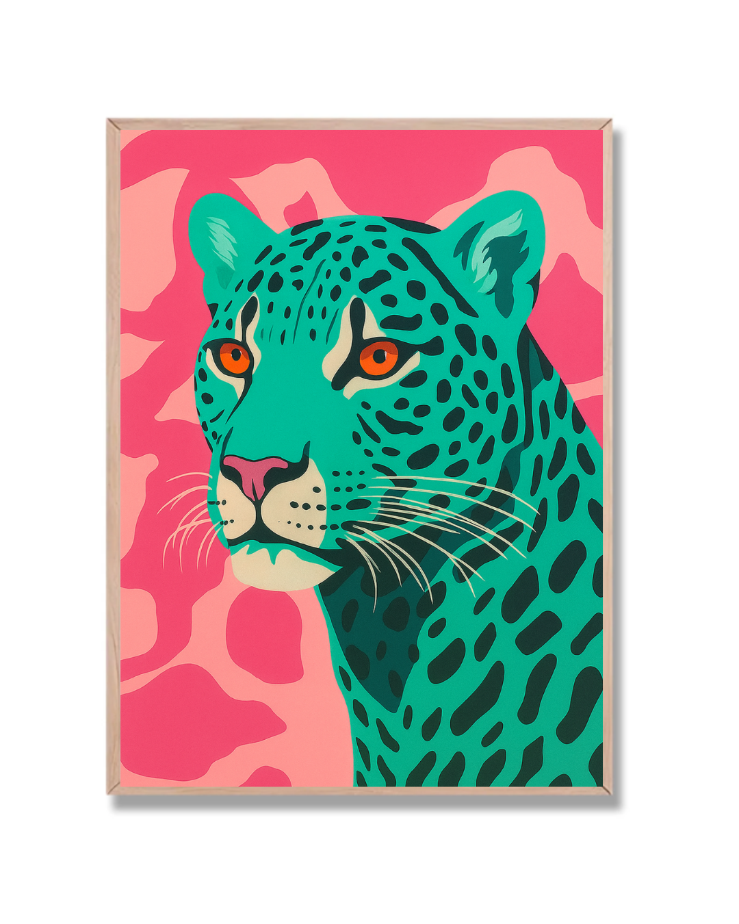 Leopardo pop art