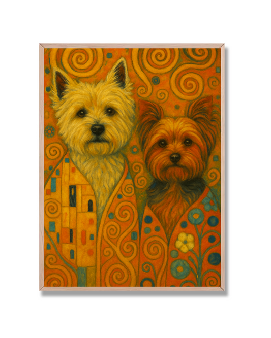 Perros estilo Klimt