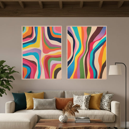 Set de 2 Ondas Color