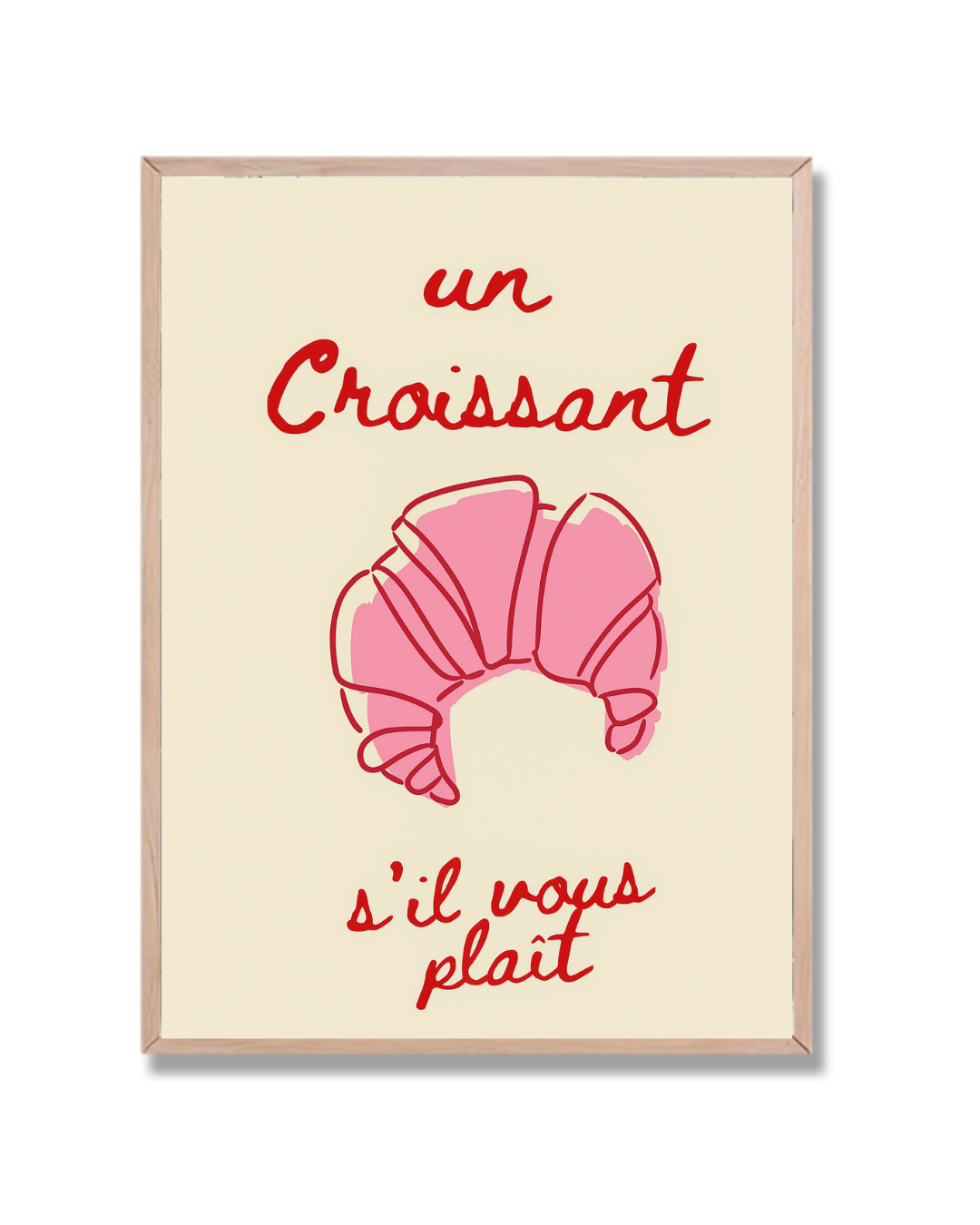 Croissant rosa