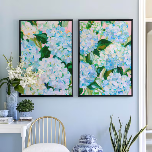 Set de 2 Hortensias Azules