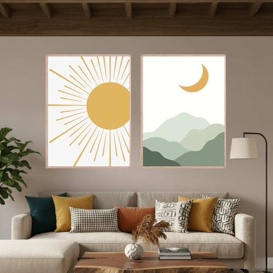 Set de 2 Sol y Luna #3