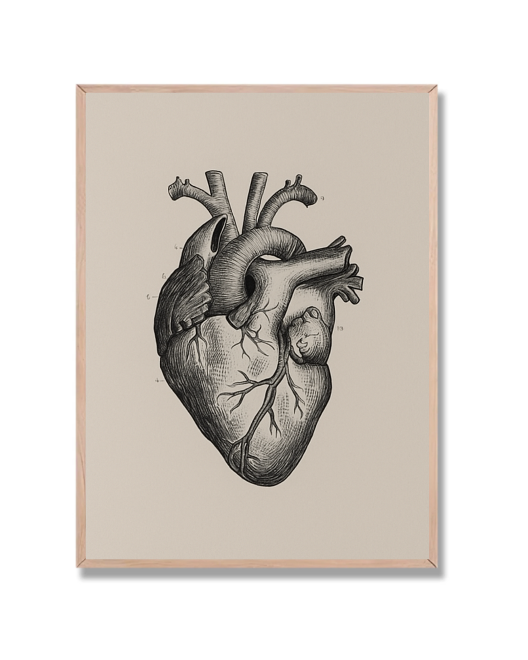 Corazón en Gris