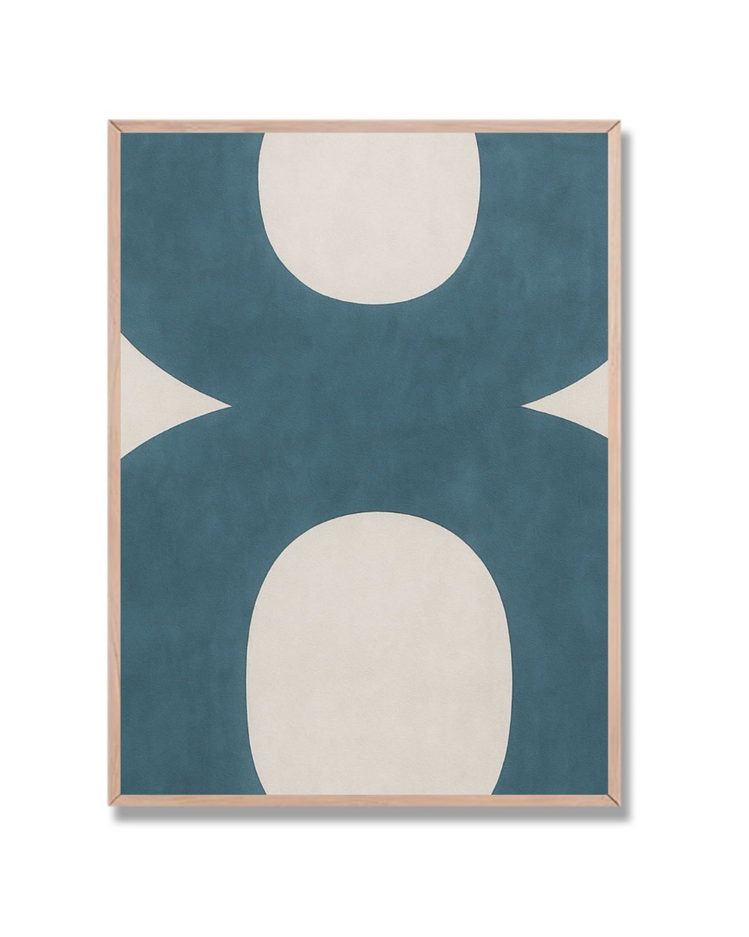 Abstracto en azul y beige