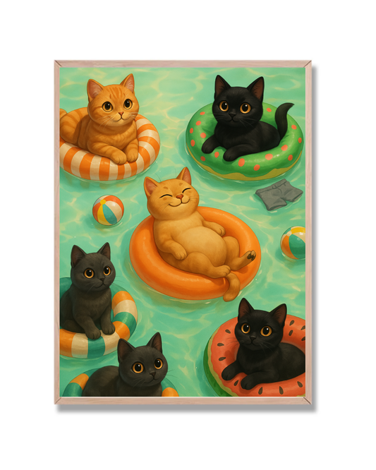 Gatos Piscina
