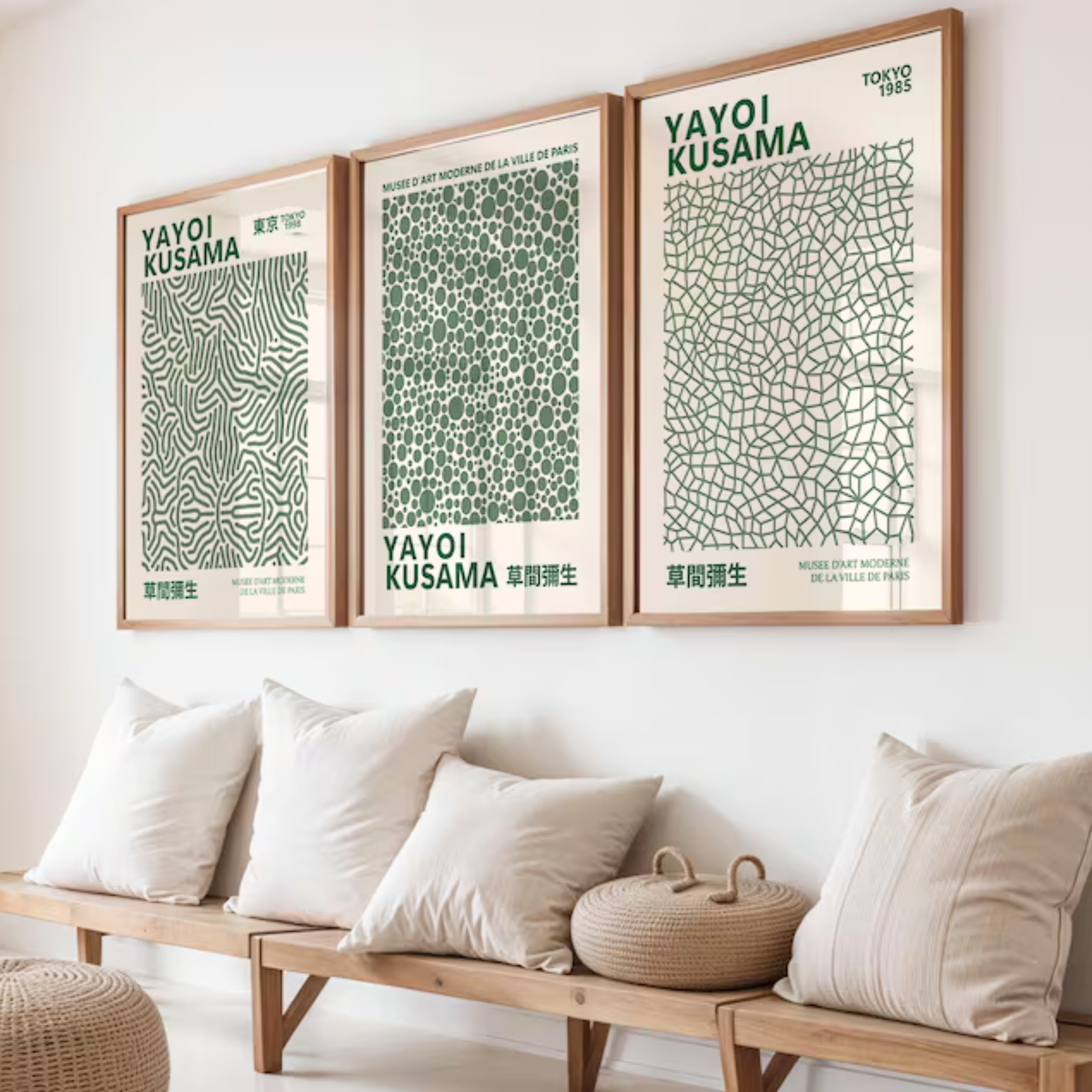 Set de 3 Kusama Verde