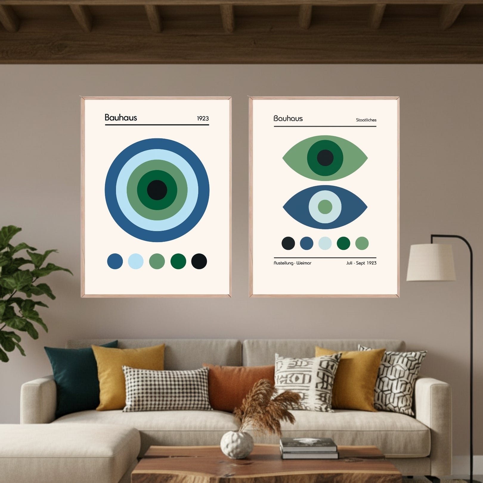 Set de 2 Ojo Verde