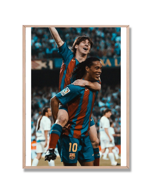 Messi y Ronaldinho