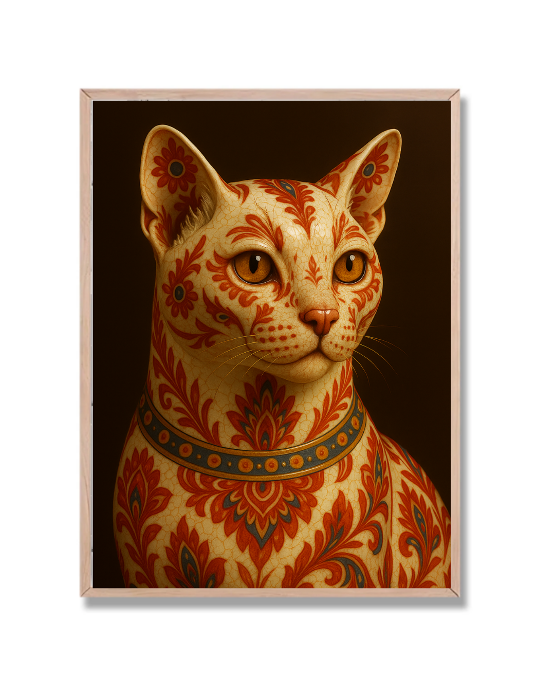 Gato de porcelana