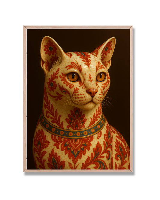 Gato de porcelana