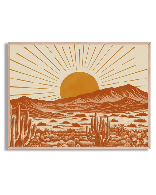 Sol en el desierto