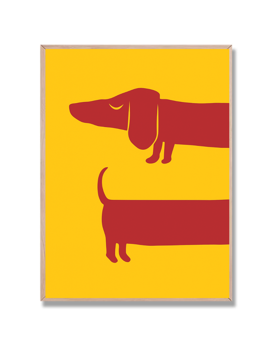 Salchicha a la mitad