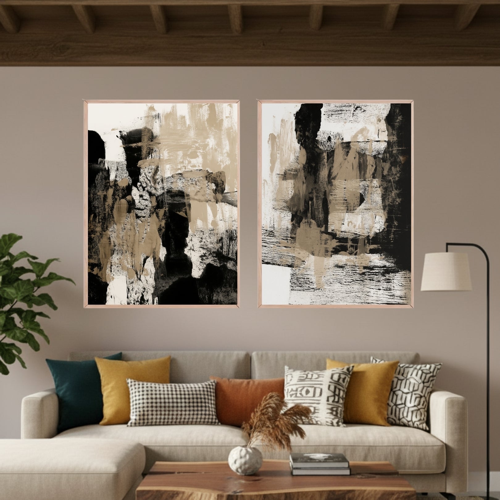 Set de 2 Abstracto #12