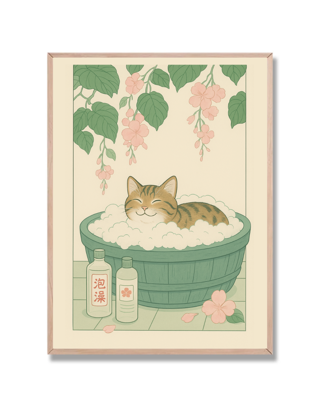 Gato Asiático Bañera