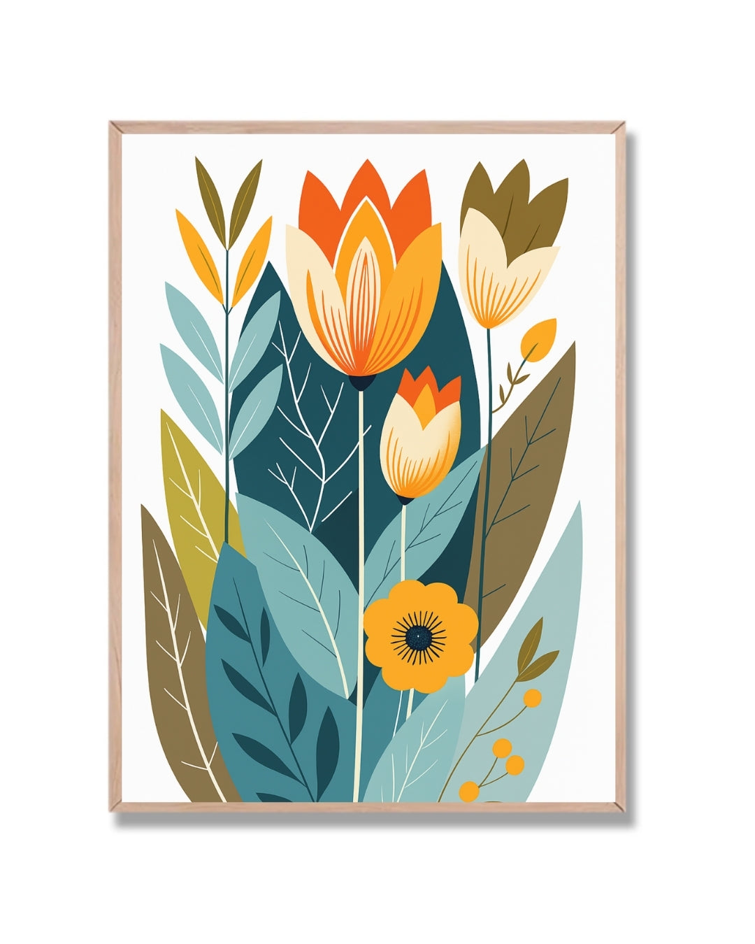 Ramo floral nórdico