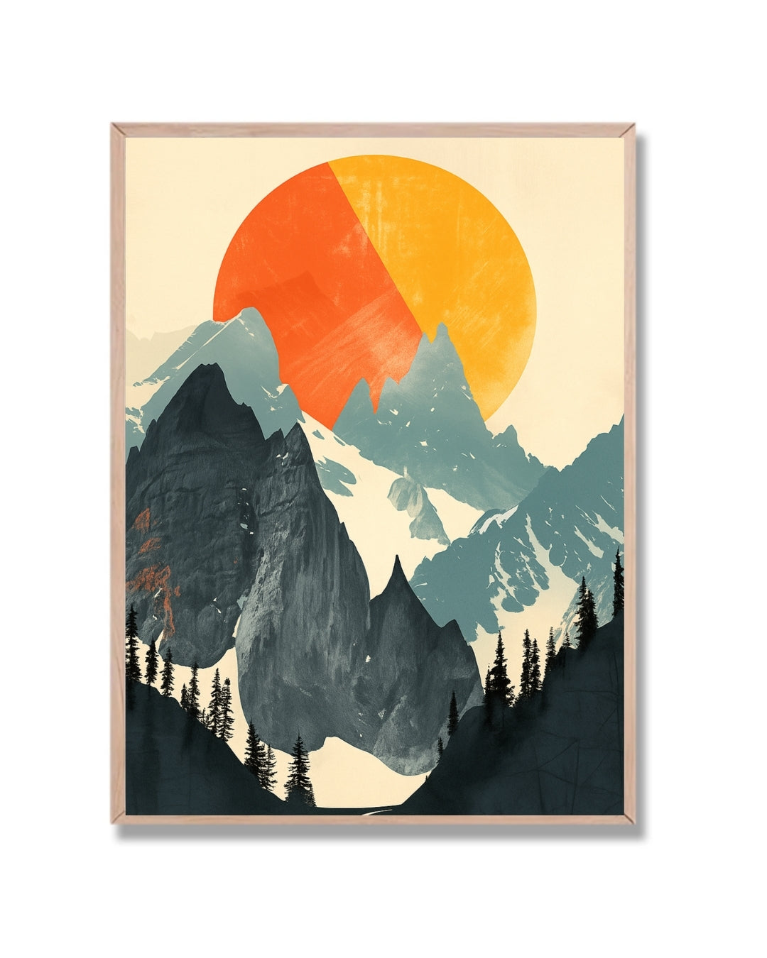 Paisaje abstracto de montaña #2