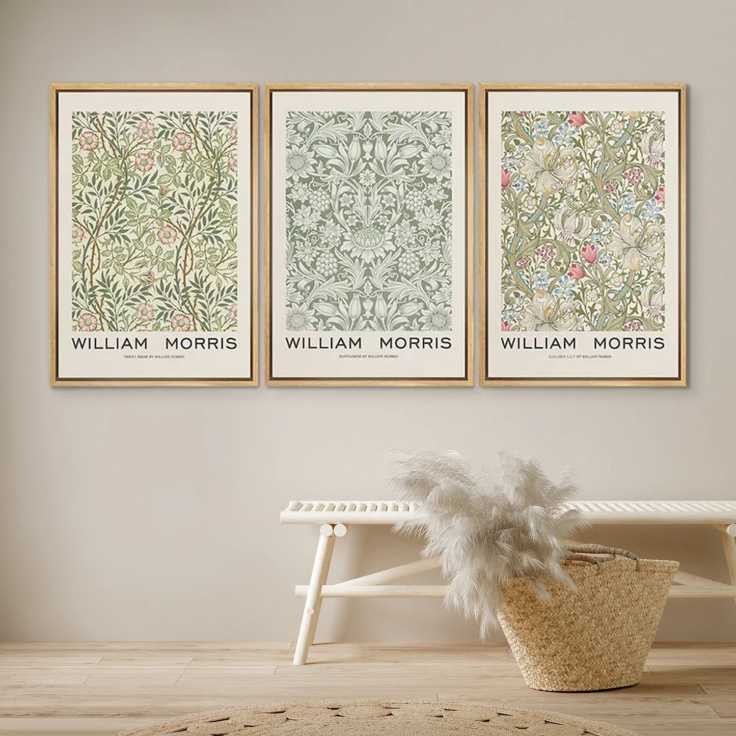 Set de 3 William Morris Suave